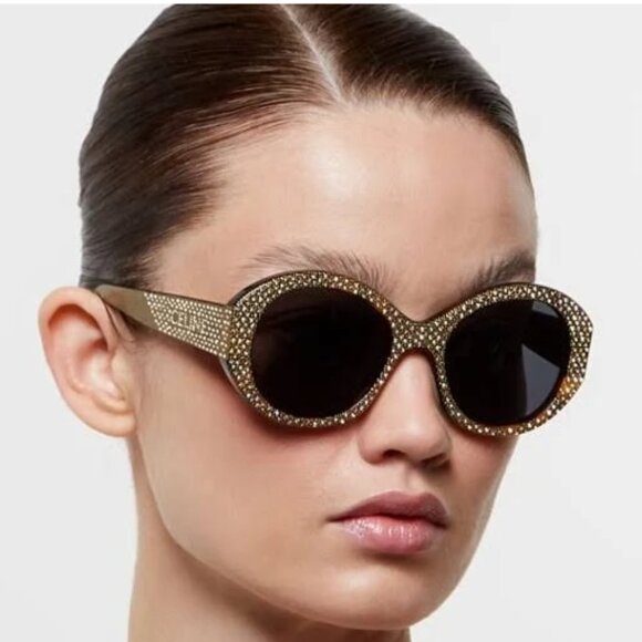NEW CELINE CL4240IS 53A HAVANA WOMEN SUNGLASSES CELINE - Picture 1 of 12